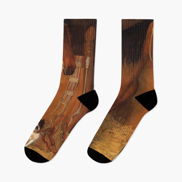 Item preview, Horse and dog in stable Edgar Degas designed and sold by Vintage Designs +.