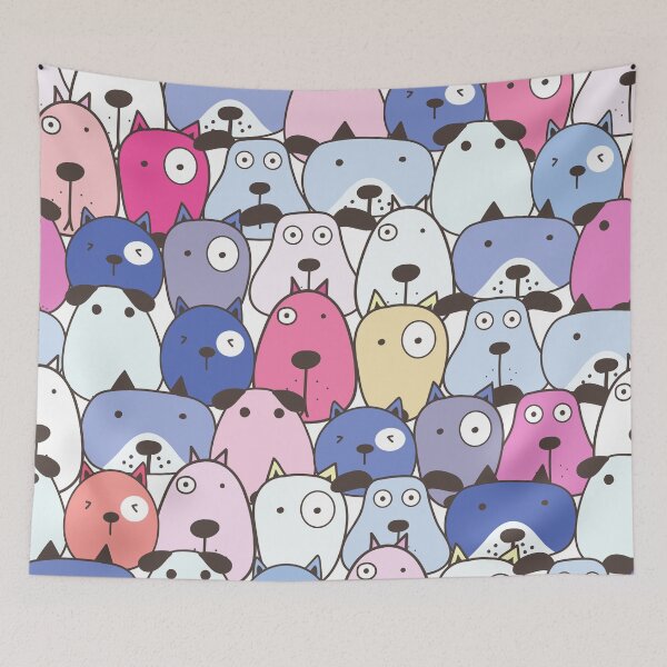 Item preview, Cute Cartoon dog pattern designed and sold by munizz.