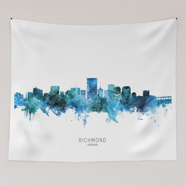Item preview, Richmond Virginia Skyline designed and sold by ArtPrints.