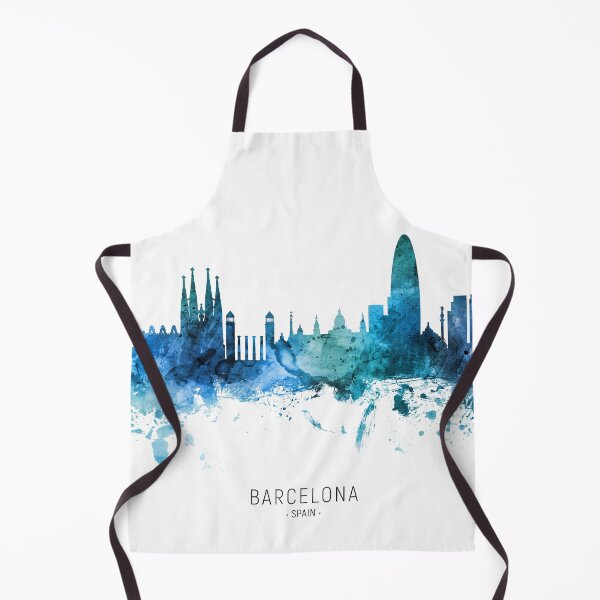 Item preview, Barcelona Spain Skyline designed and sold by ArtPrints.