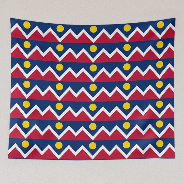 Item preview, Denver Colorado City Flag designed and sold by FiveRedBats.