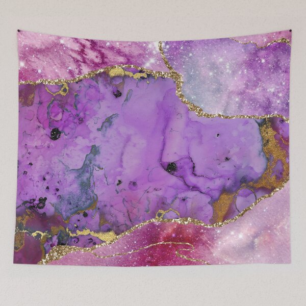 Item preview, Purple Galaxy Faux Marble designed and sold by MysticMarble.