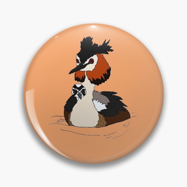 Item preview, Great Crested Grebe designed and sold by nolessjess.