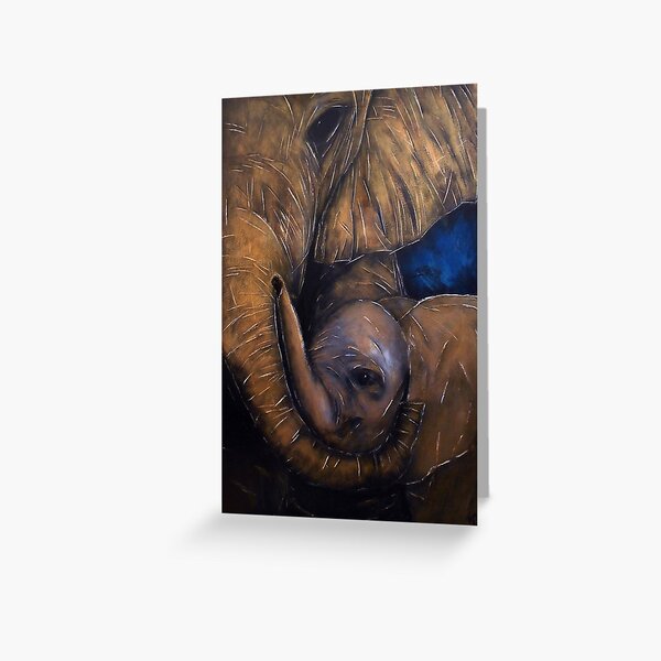 Baby Elephant 6 Greeting Card