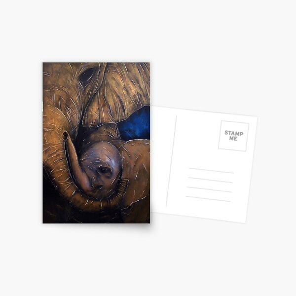 Baby Elephant 6 Postcard