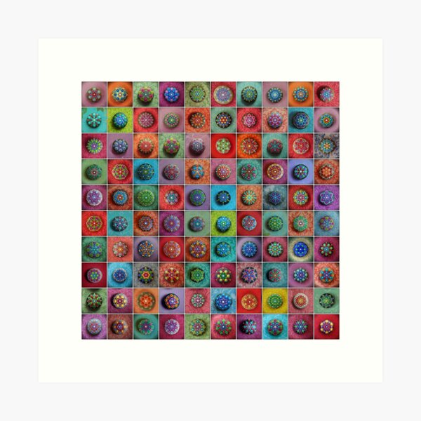 Item preview, Jewel Drop Mandala Mosaic designed and sold by Elspeth McLean.