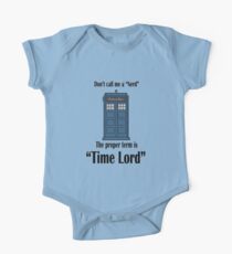 The Term is "Time Lord" One Piece - Short Sleeve