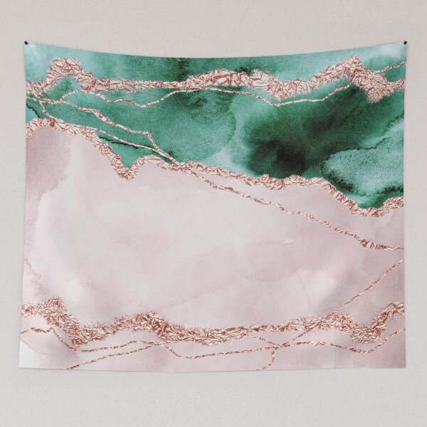 Item preview, Green and Pink Faux Marble Texture designed and sold by MysticMarble.