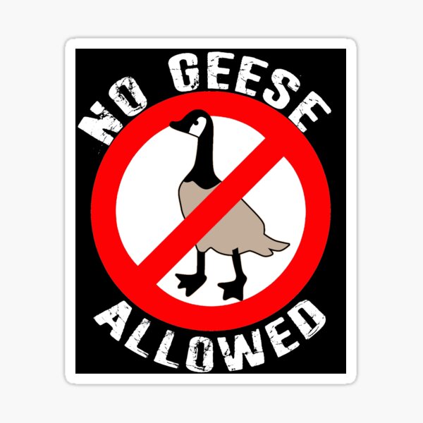 Aperçu de l'œuvre Aucune oie canadienne Goose Aucune oie autorisée créée et vendue par funnytshirtemp.