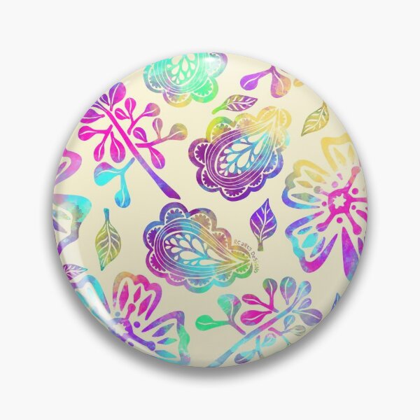 Item preview, Buttercream Hypercolour Florals designed and sold by RC-aRtY.