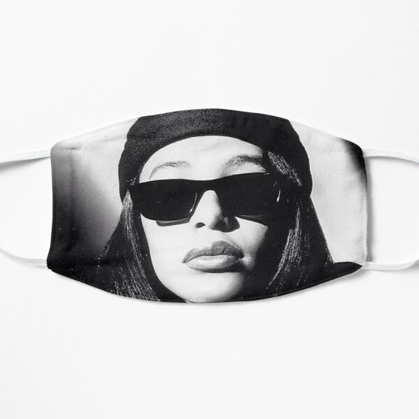 Aaliyah Black and White Mask