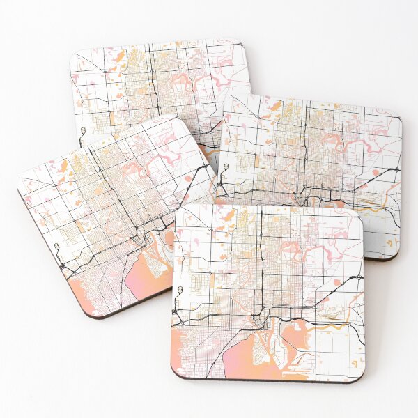 Item preview, Tampa Florida Street Map Color designed and sold by IvonDesign.
