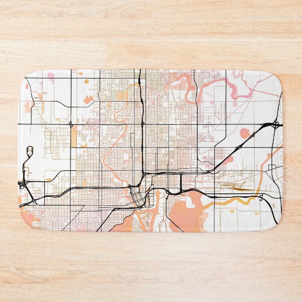 Item preview, Tampa Florida Street Map Color designed and sold by IvonDesign.