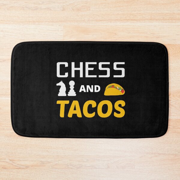 Item preview, Chess and Tacos Lovers Player Board games designed and sold by TastefulTees.