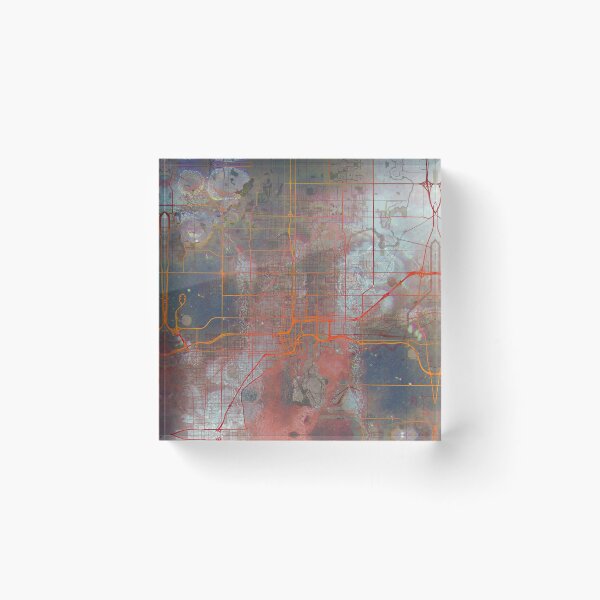 Item preview,  Tampa Florida Street Map Urban designed and sold by IvonDesign.