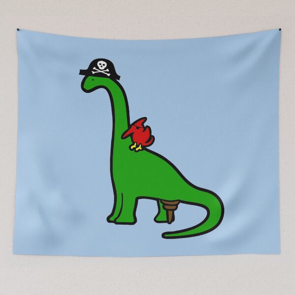 Item preview, Pirate Dinosaur - Brachiosaurus designed and sold by jezkemp.