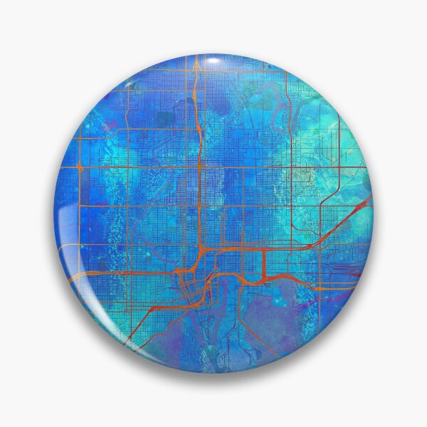 Item preview, Tampa Florida Street Map Blue Lagoon designed and sold by IvonDesign.