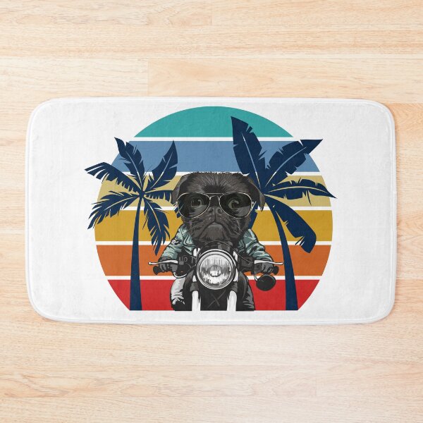 Item preview, Retro Pug Sunset designed and sold by nicolebg.