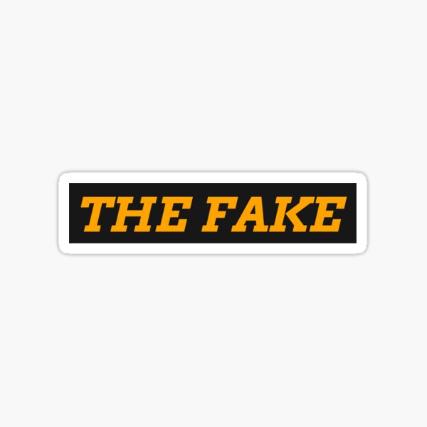 THE FAKE Sticker