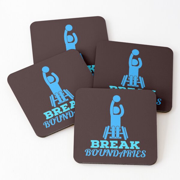 Item preview, break boundaries.  differently abled individual playing basketball designed and sold by doctors-apparel.
