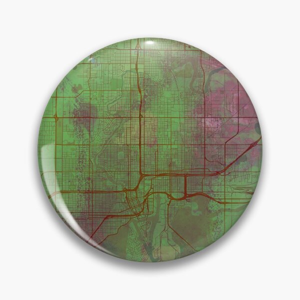Item preview, Tampa Florida Street Map Magma Eruption designed and sold by IvonDesign.