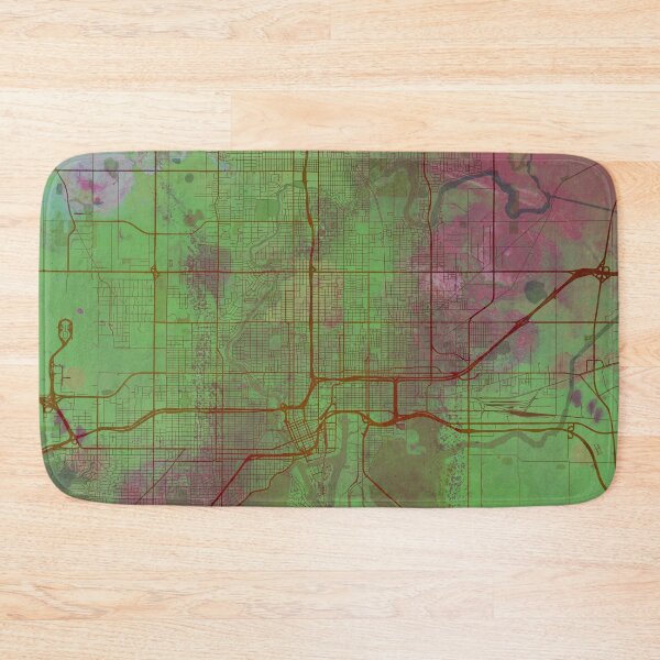 Item preview, Tampa Florida Street Map Magma Eruption designed and sold by IvonDesign.