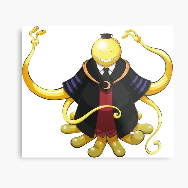 Assassination classroom Koro Sensei Logo Metal Print