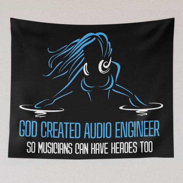 Item preview, Audio technician saying Cool Dj Musician quote designed and sold by OneTimeEngineer.
