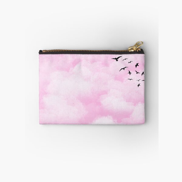 Item preview, Pink Fluffy Cotton Candy Clouds With Birds designed and sold by CaitlinCerys.