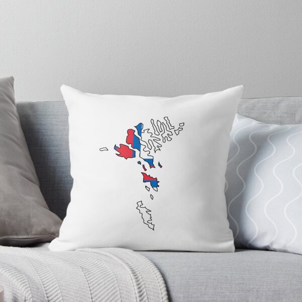 Item preview, Mapa de contorno de las Islas Feroe designed and sold by AeTDesign.