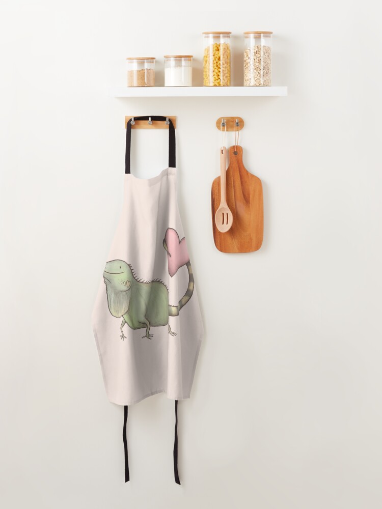Alternate view of Iguana Love You Apron