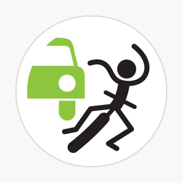 Dangers on the road #6 Sticker