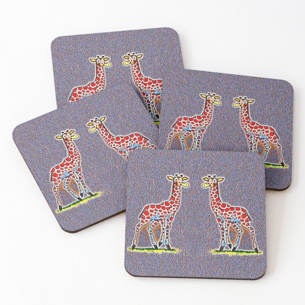 Item preview, A pair of funny giraffes designed and sold by helenkaiy.