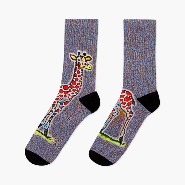 Item preview, A pair of funny giraffes designed and sold by helenkaiy.