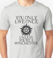 Supernatural - You Only Live Once Unisex T-Shirt