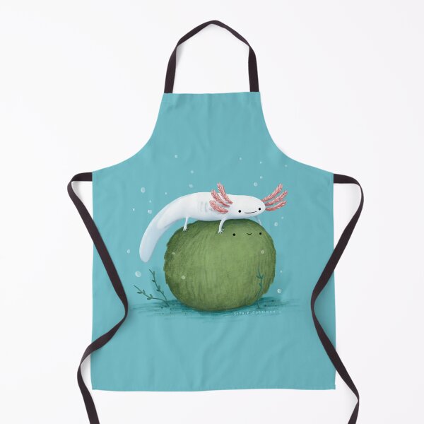 Item preview, Axolotl on a Mossball designed and sold by SophieCorrigan.