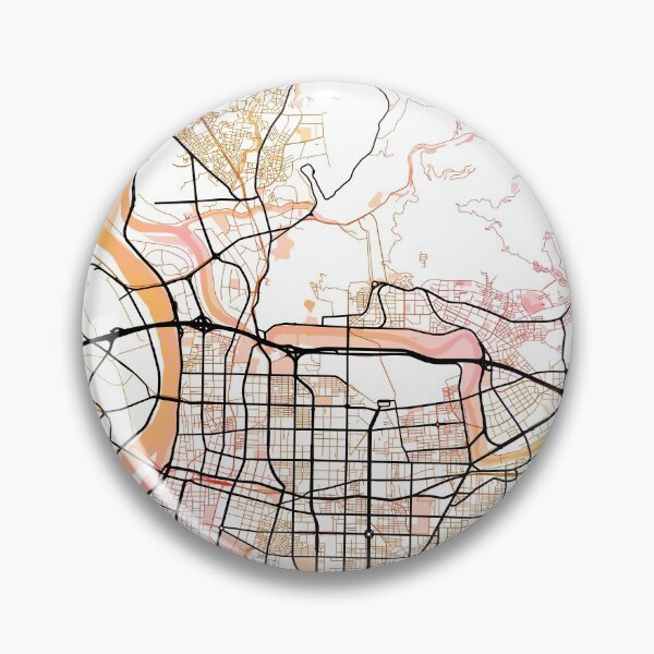Item preview, Taipei Taiwan Street Map Color designed and sold by IvonDesign.