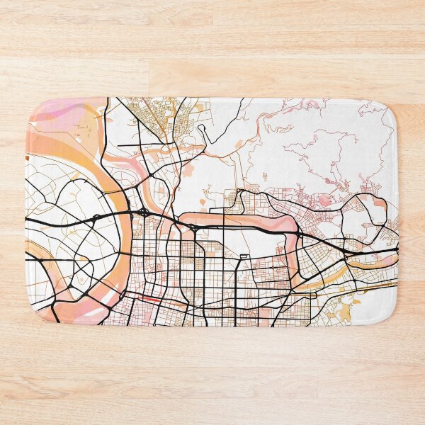 Item preview, Taipei Taiwan Street Map Color designed and sold by IvonDesign.