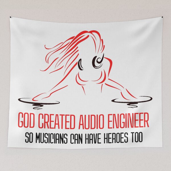 Item preview, Audio technician saying Cool Dj Musician quote designed and sold by OneTimeEngineer.