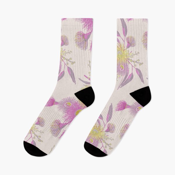 Item preview, Eucalyptus Gumtree Bloom -  Romantic Cream and Pink Colour Palette designed and sold by Sketchbook Designs.
