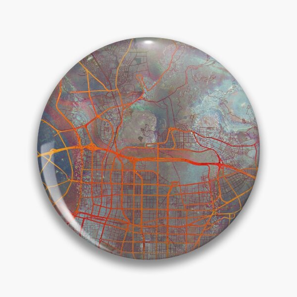 Item preview, Taipei Taiwan Street Map Urban designed and sold by IvonDesign.