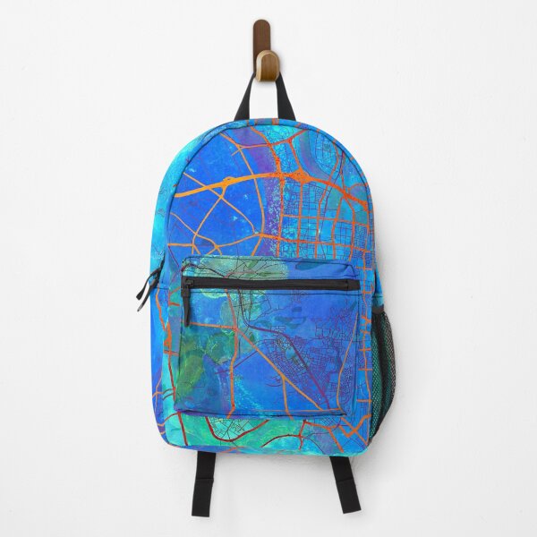 Item preview, Taipei Taiwan Street Map Blue Lagoon designed and sold by IvonDesign.