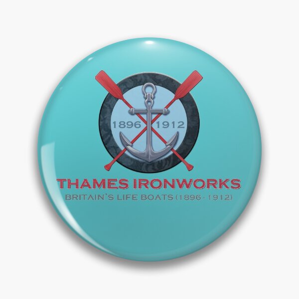 Item preview, Thames Ironworks Logo designed and sold by Spyinthesky.