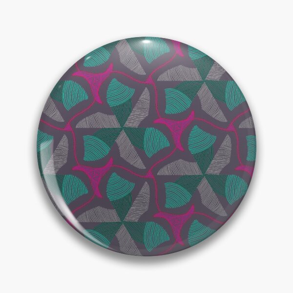 Item preview, Pink Green Eolian Ethnic African Wax Mosaic Pattern designed and sold by Neo-African-Wax.