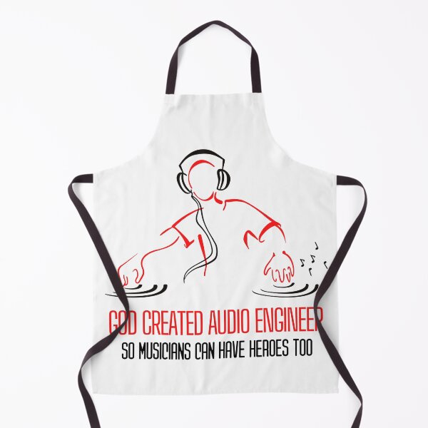 Item preview, God created Audio technician saying Dj Musician quote designed and sold by OneTimeEngineer.