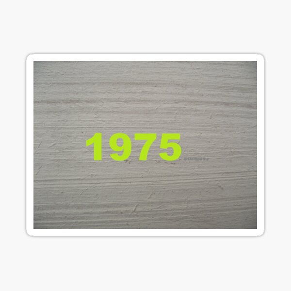 Aperçu de l'œuvre The year 1975 - green créée et vendue par JPOempathy.