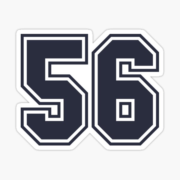 Mark Buehrle #56 Jersey Number Magnet for Sale by StickBall