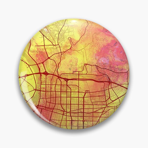 Item preview, Taipei Taiwan Street Map Magma Eruption designed and sold by IvonDesign.