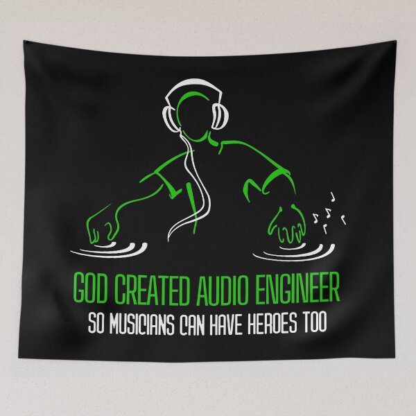 Item preview, Funny Audio Engineer saying Dj Musician quote designed and sold by OneTimeEngineer.