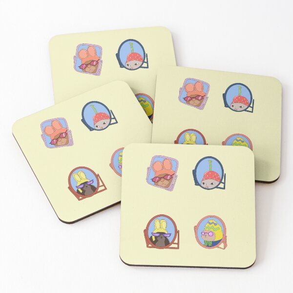 Item preview, Cats in mirrors sticker set designed and sold by annoyingarts.